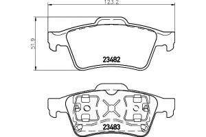 Klocki Hamulcowe Renault Tył Laguna 01- Textar