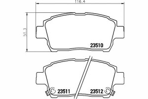 Klocki Hamulcowe Toyota Przód Corolla 02- Yaris 99