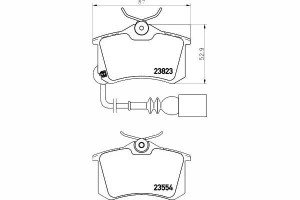 Klocki Hamulcowe Vw Tył Polo Ibiza 02- Fabia Z Czu
