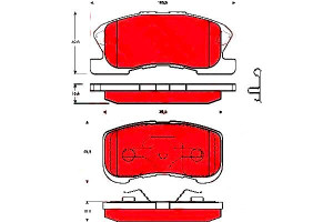 Klocki Hamulcowe Daihatsu Przód Sirion Trw