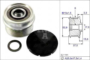 Koło Pasowe Alternatora Ford 2,0 2,2tdci 00- Ina