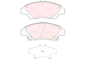 Klocki Hamulcowe Valeo 45022sztg00 45022tf0g01 450