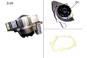 Pompa Wody Citroen Peugeot Valeo