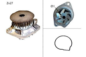 Pompa Wody Vw Golf Polo Fabia Valeo