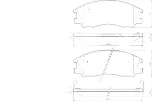 Klocki Hamulcowe Hyundai Terracan 01-06 A.b.s.
