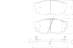 Klocki Hamulcowe Mazda 6 02-07 1.8 Z Czuj. A.b.s.