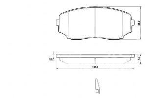 Klocki Hamulcowe Mazda Cx-7 07- Przód A.b.s.