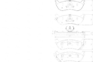 Klocki Hamulcowe Mercedes W163 Ml230-ml320 98-98ty