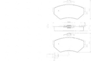 Klocki Hamulcowe Vw Passat 96-00 1.6-1.9tdi Z Czuj