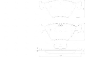Klocki Hamulcowe Audi 100 2.2 88-90 A.b.s.