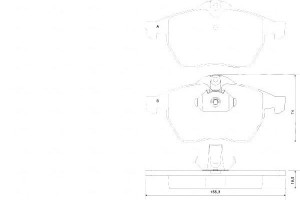 Klocki Hamulcowe Opel Vectra B 95-02 A.b.s.