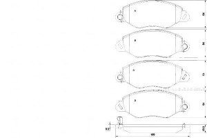 Klocki Hamulcowe Ford Transit 00-06 A.b.s.