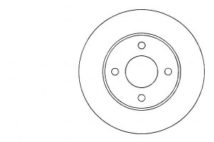 Tarcze Hamulcowe 2szt Ford Mondeo 93-00 Went. A.b.