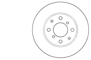 Tarcze Hamulcowe 2szt Honda Civic 90-01 A.b.s.