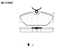 Klocki Hamulcowe Renault Clio Laguna Megane Scenic