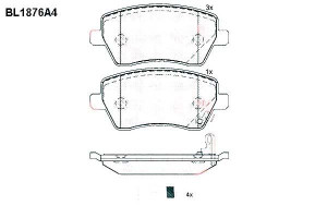 Klocki Hamulcowe Opel Agila Suzuki Splash Swift 17