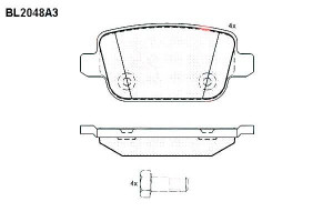 Klocki Hamulcowe Ford Focus Galaxy Mondeo S-max 15