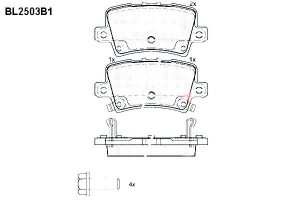 Klocki Hamulcowe Honda Civic 15.7mm Wva24086 Z Czu