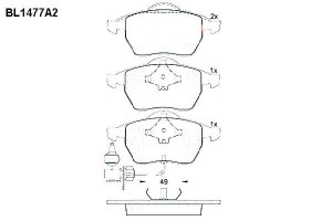 Klocki Hamulcowe Ford Galaxy Seat Alhambra Vw Shar