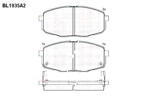 Klocki Hamulcowe Hyundai I30 Kia Carens Cee'd Pro