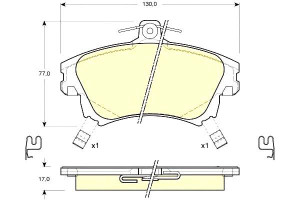 Klocki Hamulcowe Mitsubishi Carisma Volvo S40 V40