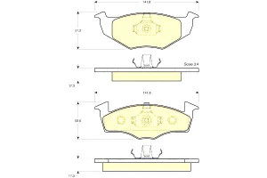 Klocki Hamulcowe Seat Arosa 97 Vw Lupo 97 Polo 95