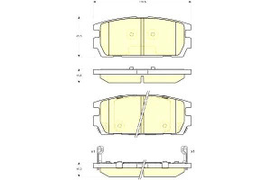 Klocki Hamulcowe Girling 58302h1a00 58302h1a10 373