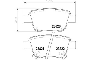 Klocki Hamulcowe Hella Pagid 446605010 446658010 4