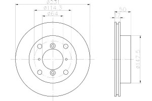 Tarcze Hamulcowe Mintex 91172987 5531160b30 553118