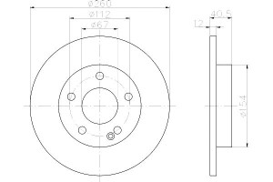 Tarcze Hamulcowe Mintex A1684210112 1684210112 64