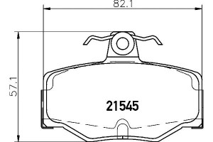 Klocki Hamulcowe Hella Pagid 440603fd85 440603f025
