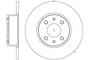 Tarcze Hamulcowe 2szt 251x10 P 4-otw Alfa Romeo 16