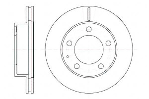 Tarcze Hamulcowe 2szt 258x24 V 5-otw Ford Probe Ma