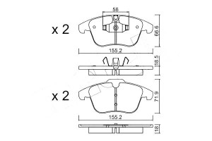 Klocki Hamulcowe Citroen C5 Iii Peugeot 508 Metell