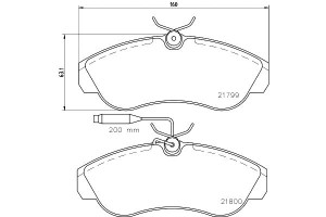 Klocki Hamulcowe Mintex 425119 425118 425452 E1720