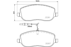 Klocki Hamulcowe Mintex 425220 425231 425457 E1725