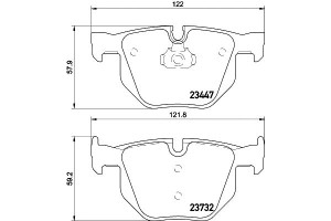 Klocki Hamulcowe Mintex 34216868497 34216776937 34