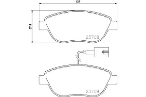 Klocki Hamulcowe Mintex 71773152 77365468 77365716