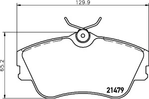 Klocki Hamulcowe Mintex 701698151e 701698151d 7016