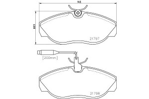 Klocki Hamulcowe Mintex 425117 425116 425451 E1720