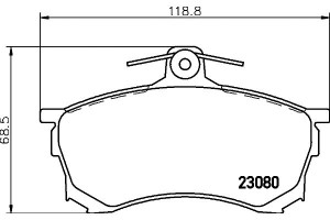 Klocki Hamulcowe Mintex Mr249240 X3511004 Dbp51111