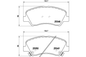 Klocki Hamulcowe Mintex 58101c8a00 581014la00 5810