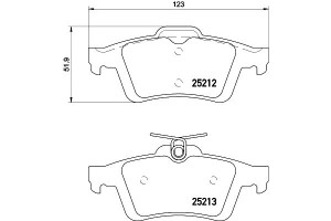 Klocki Hamulcowe Mintex 1683374 1809458 Av612m008b