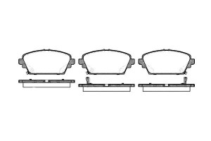 Klocki Hamulcowe Remsa 45022s1ae02 45022s1ae50 450