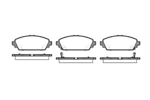 Klocki Hamulcowe Remsa 45022s6fe50 45022s1ae61 450