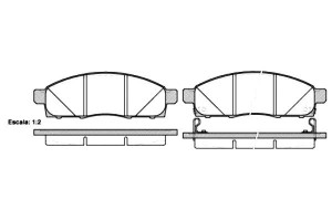 Klocki Hamulcowe Remsa D1060jx50b 6135029 141966 M