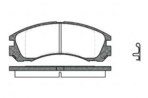 Klocki Hamulcowe Mitsubishi Eclipse L200 Outlander