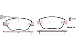 Klocki Hamulcowe Fiat Bravo Linea Stilo Lancia Mus