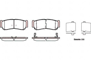 Klocki Hamulcowe Hyundai H-1 Santa 16.2mm Wva24488