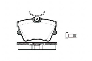 Klocki Hamulcowe Vw Transporter Iv 04 96 Gr.16.2mm